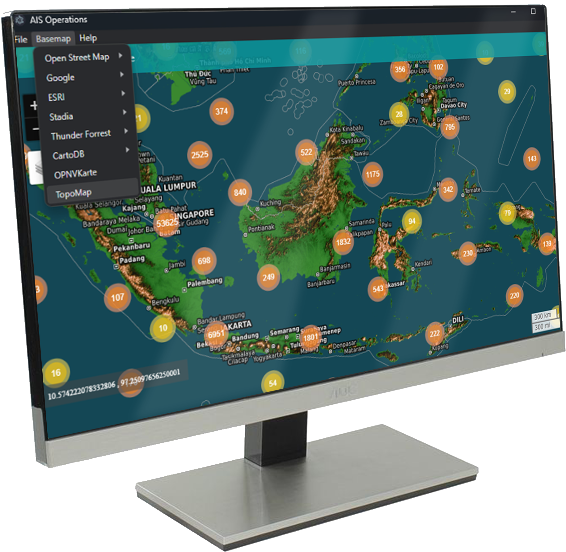AIS Lite Monitoring Software Application